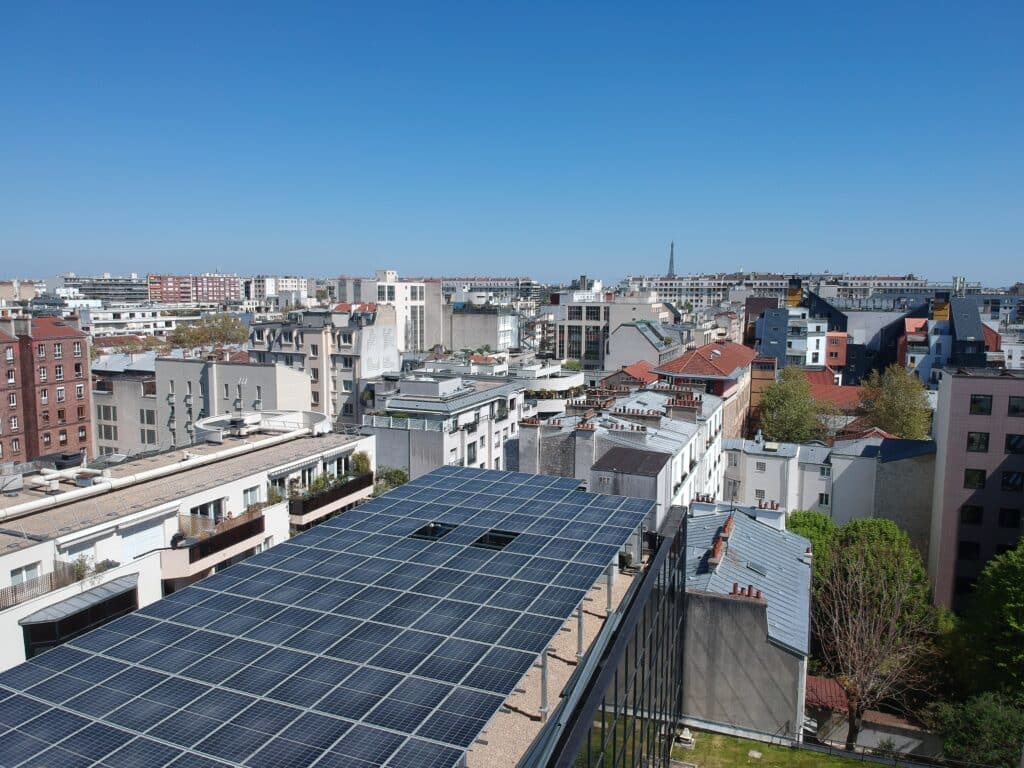 Siège d'Enerlis- Centrale photovoltaïque
